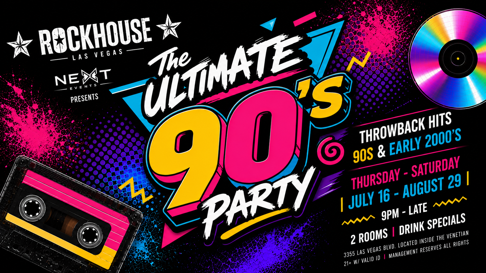 The Ultimate 90's & 2000's Party